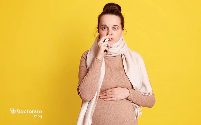 گرفتگی بینی در بارداری چه دلیل و درمانی دارد؟