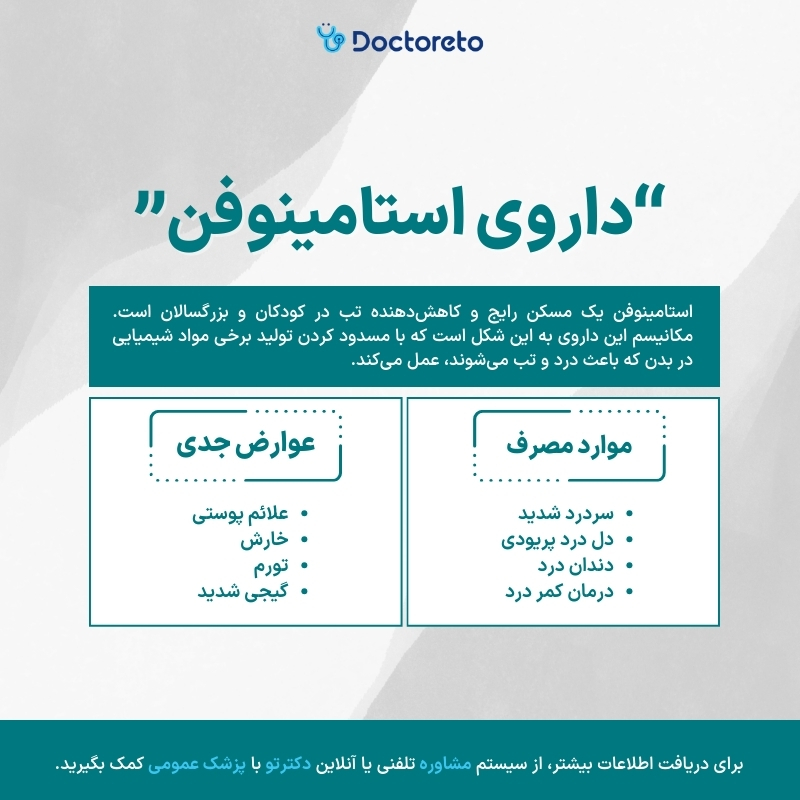 اینفوگرافی داروی استامینوفن