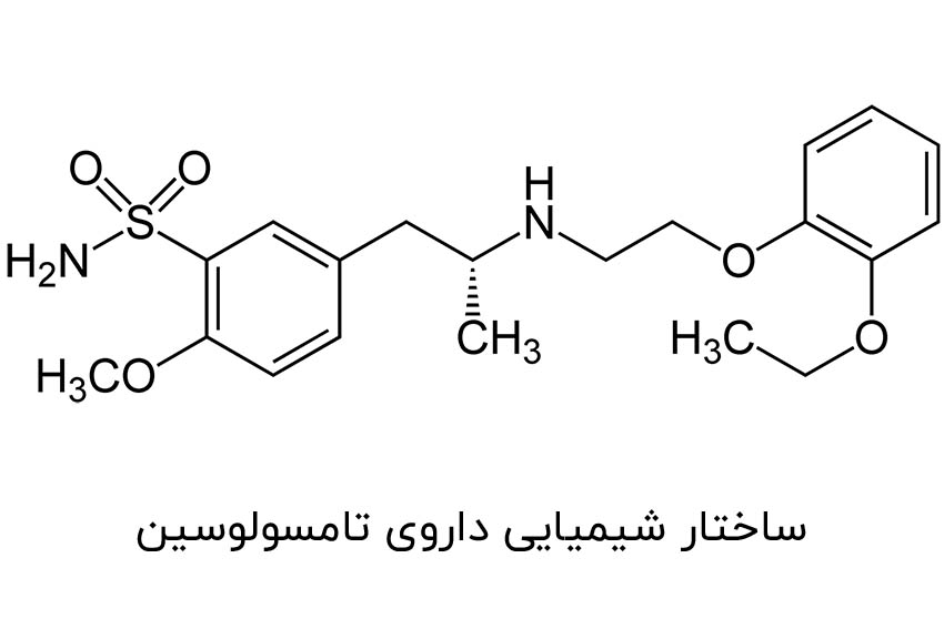 ساختار شیمیایی داروی تامسولوسین