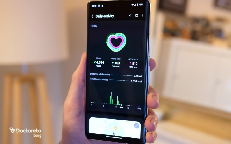 برنامه Samsung health یک نرم افزار پزشکی است؟