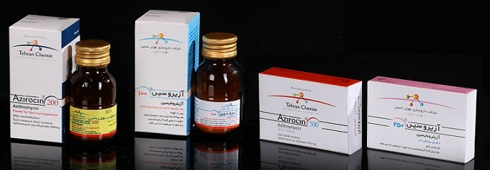 آزیترومایسین اشکال دارویی مختلفی دارد.