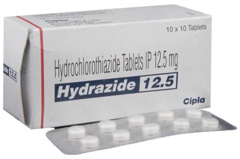 برای کنترل فشارخون ابتدا دوز هیدروکلروتیازید 12.5 تجویز می‌شود. 