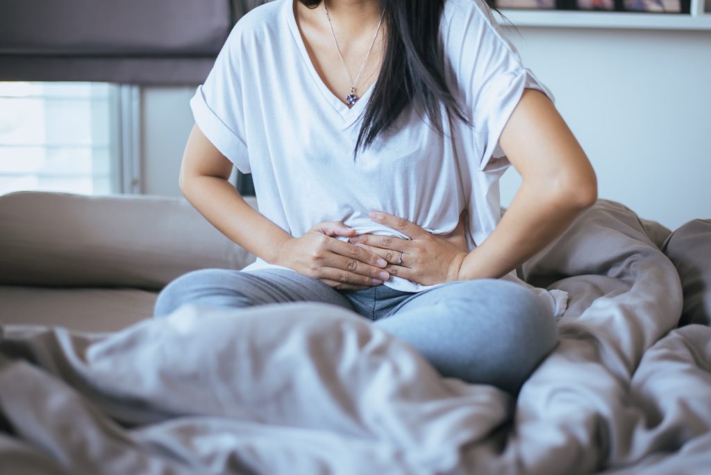 low abdominal pain in female