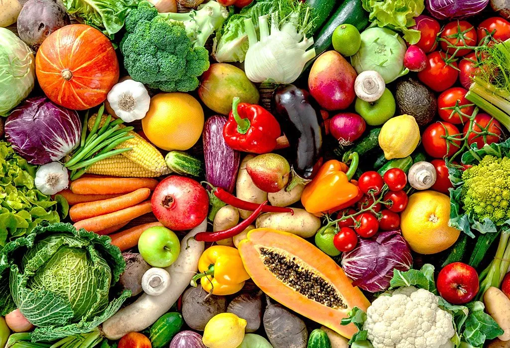گروه میوه‌ها و سبزیجات در هرم غذایی