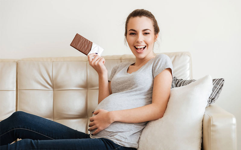 معمولا ویار به شکلات رایج بوده و هوس غذاهای شور کمتر در خانم‌های باردار دیده می‌شود.