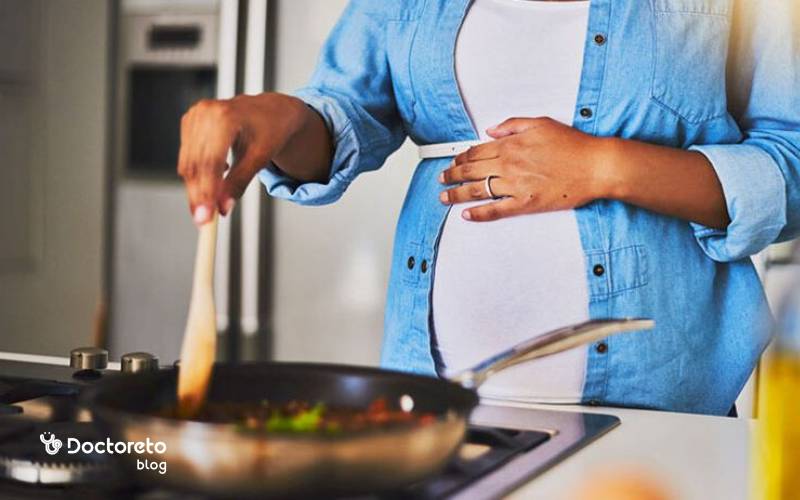  درد شکم در هفته ۱۸ بارداری