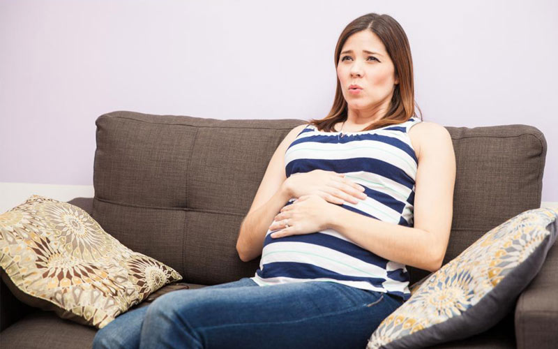 انقباضات رحم حدودا از هفته ۲۰ بارداری شروع شده و معمولا خفیف است.