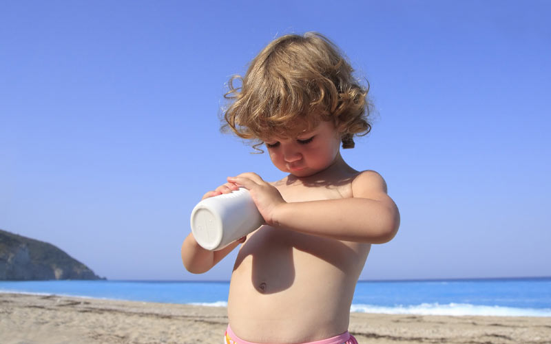 پودر بچه تاثیری در کاهش علائم آفتاب سوختگی ندارد.