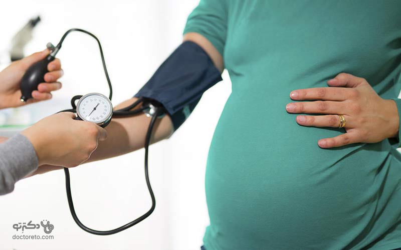 در بارداری ممکن است به علت بروز عارضه پره اکلامپسی فشارخون بالا برود.