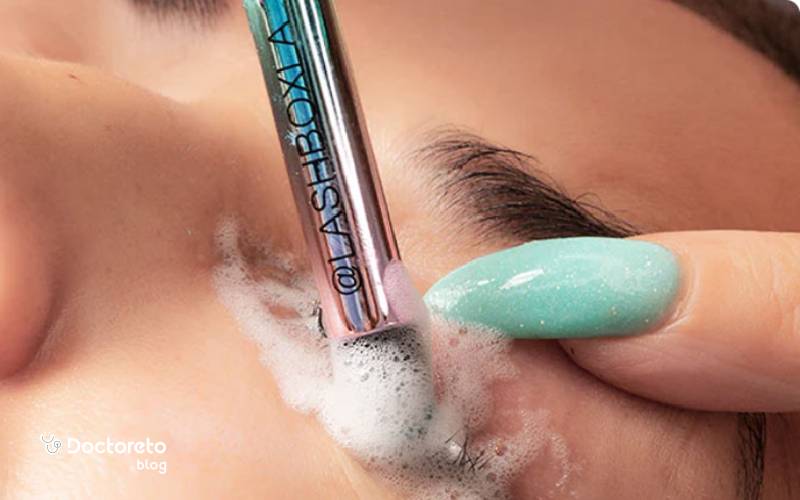 شستن صورت بعد از کاشت مژه