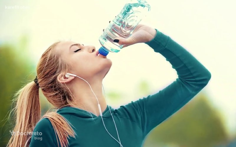 درمان کم آبی بدن در اسهال با نوشیدن آب زیاد ممکن است.