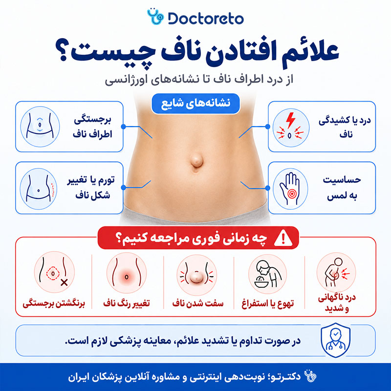 اینفوگرافی افتادن ناف