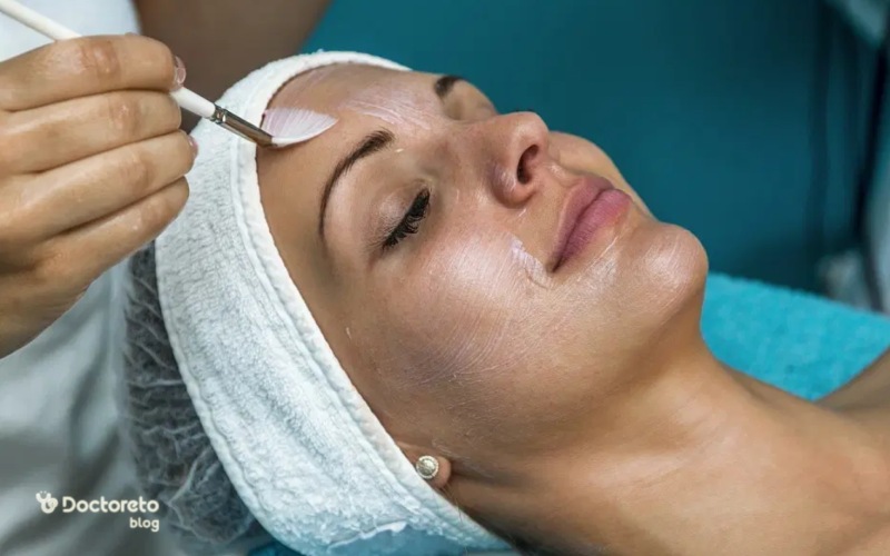 عکس اسید تراپی صورت در فیشال