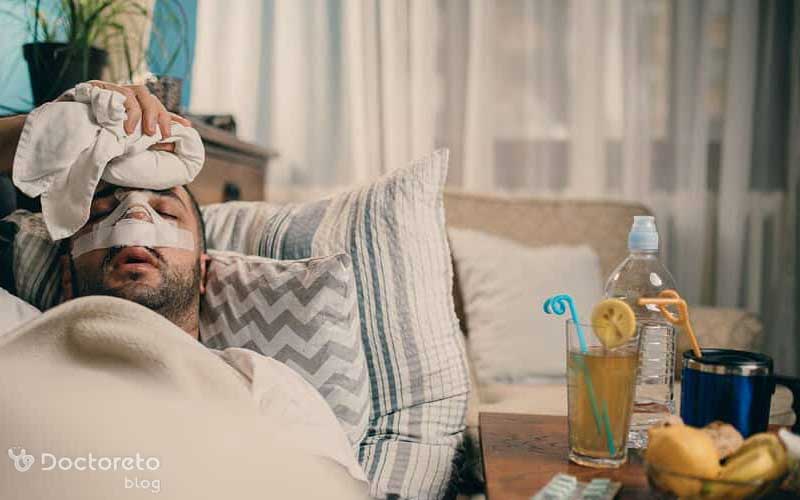 نحوه خوابیدن بعد از عمل بینی چگونه باید باشد؟