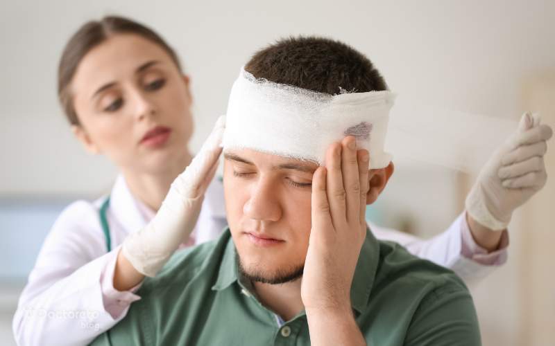 نواحی حساس و خطرناک ضربه به سر کدام است؟