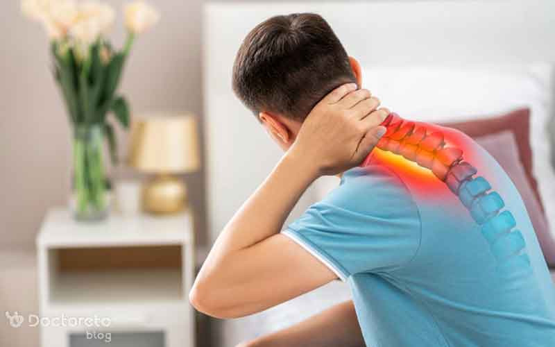 عکس دیسک گردن در جوانی