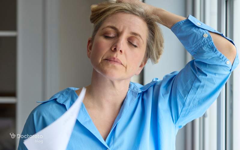 گرگرفتگی یائسگی چگونه است؟