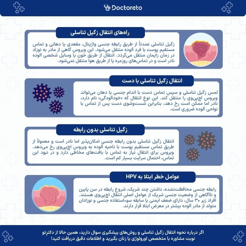 اینوفرافی انتقالی زگیل تناسلی