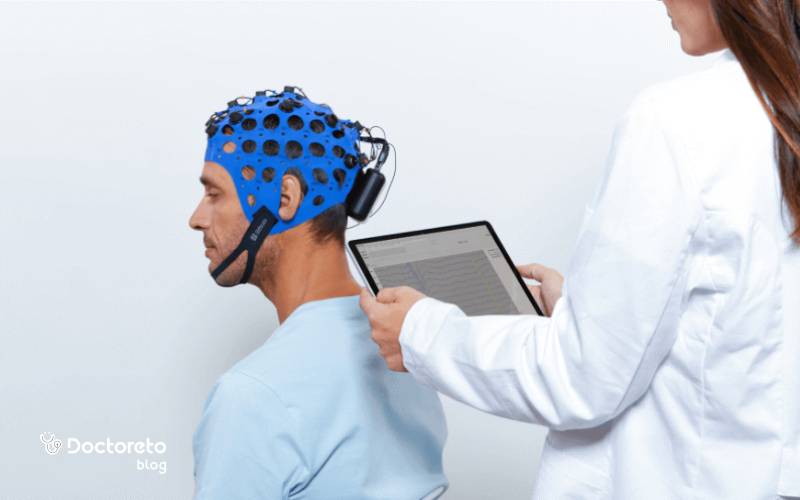 افزایش بتا در نواحی فرونتال در اضطراب ممکن است دیده شود.