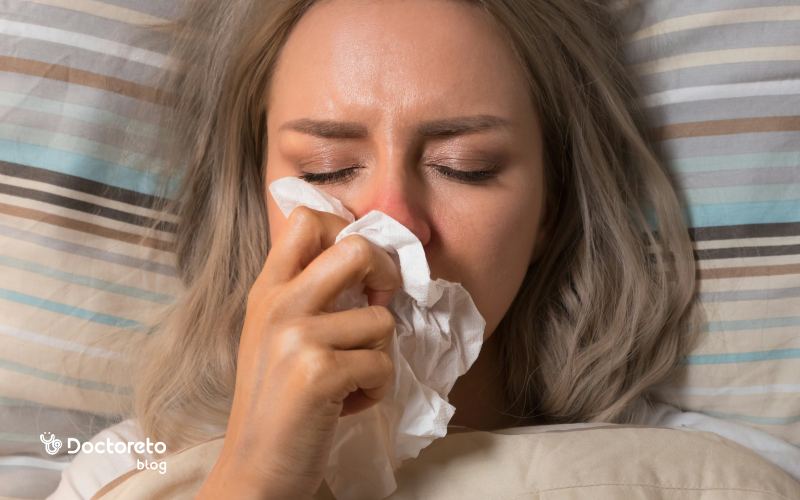 بهترین حالت خوابیدن برای کاهش گرفتگی بینی چیست؟