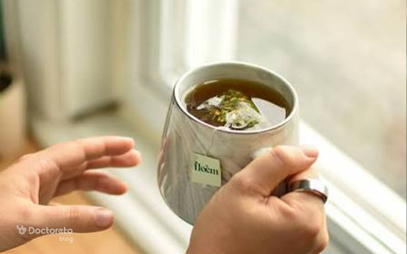 دمنوش برای نفخ شکم