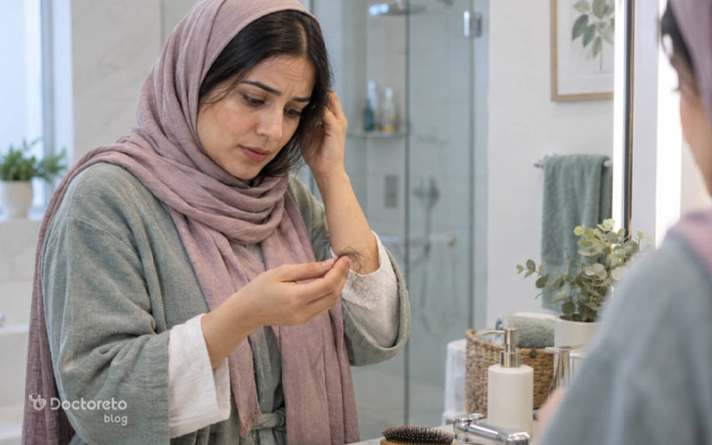 مهم‌ترین علت ناگهانی ریزش مو در زنان