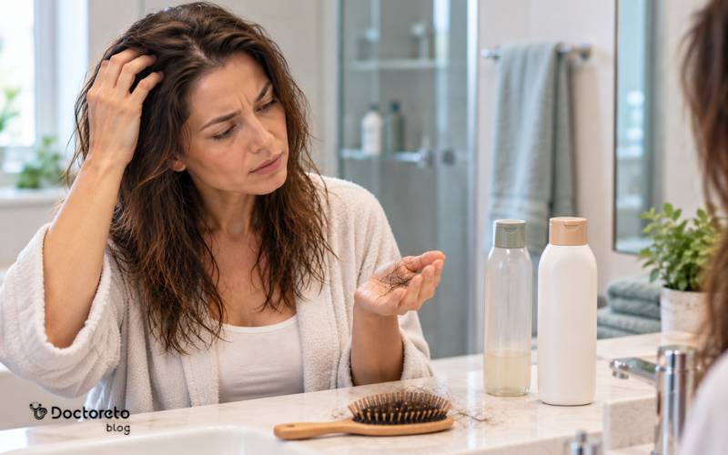 آیا شامپو سولفات‌ دار باعث ریزش مو میشود؟