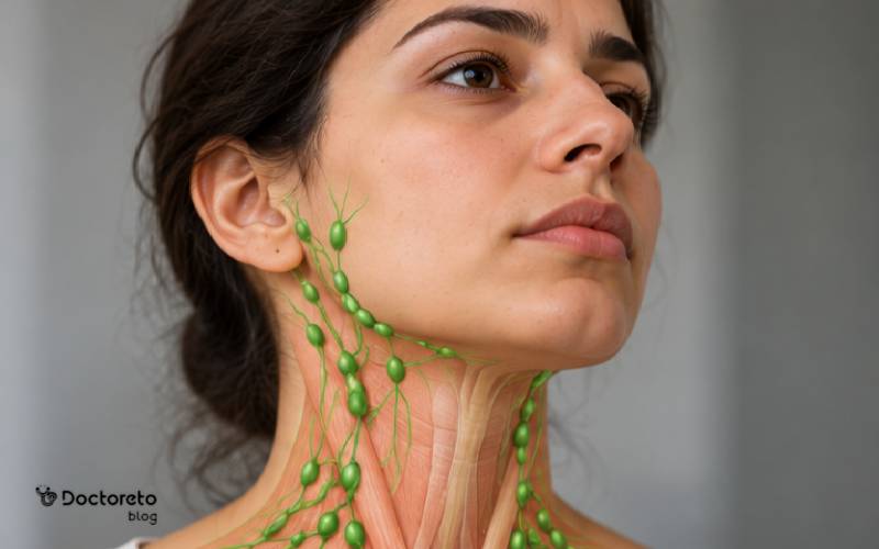 عکس غدد لنفاوی گردن